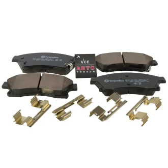 Комплект гальмівних колодок, дискове гальмо BREMBO P 59 076