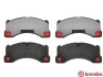 Комплект тормозных колодок, дисковый тормоз BREMBO P 65 017 (фото 2)