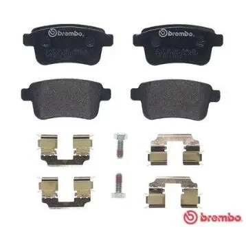 Комплект тормозных колодок, дисковый тормоз BREMBO P 68 043