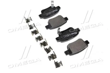 Комплект тормозных колодок, дисковый тормоз BREMBO P 83 047