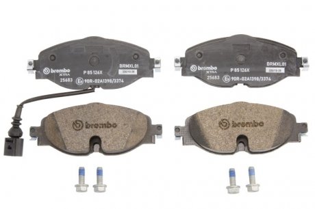 Комплект тормозных колодок, дисковый тормоз BREMBO P 85 126X (фото 1)