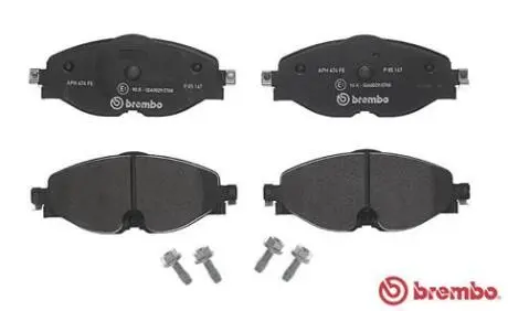 Комплект тормозных колодок, дисковый тормоз BREMBO P 85 147