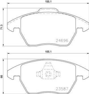 Тормозные колодки BREMBO P 85 148 (фото 1)