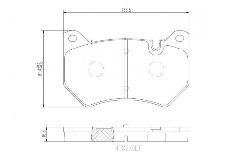 Тормозные колодки BREMBO P 85 177 (фото 1)