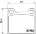 Гальмівні колодки BREMBO P 86 002 (фото 1)