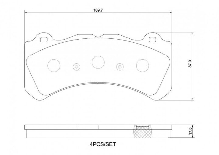 Тормозные колодки BREMBO P 86 034 (фото 1)