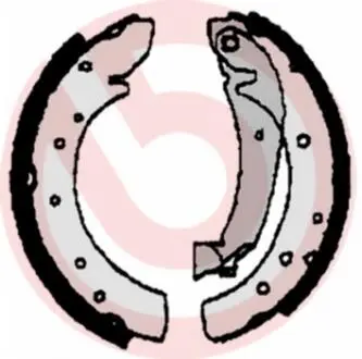 Тормозные колодки барабанные BREMBO S 23 516