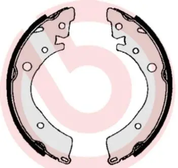 Тормозные колодки барабанные BREMBO S 28 502
