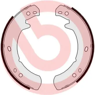 Комплект тормозных колодок, стояночная тормозная система. BREMBO S 44 507