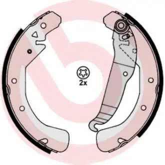 Комплект гальмівних колодок BREMBO S 59 517