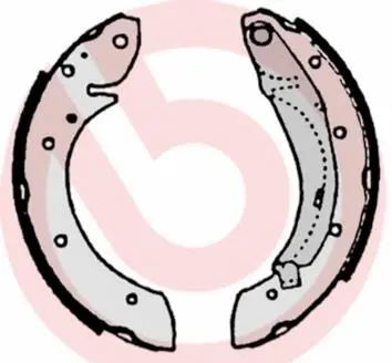 Тормозные колодки (набор) BREMBO S61522