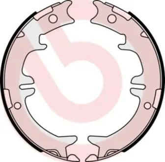 Комплект тормозных колодок, стояночная тормозная система. BREMBO S 83 542