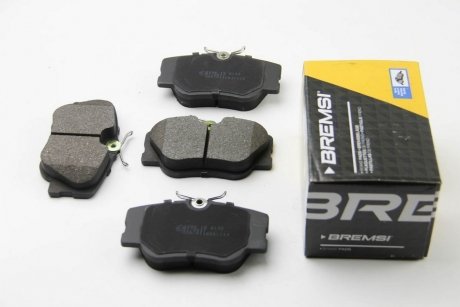 Комплект гальмівних колодок, дисковий гальмо BREMSI BP2286 (фото 1)