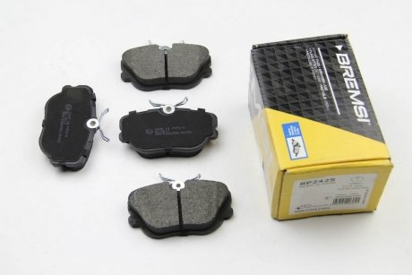 Комплект тормозных колодок, дисковый тормоз BREMSI BP2425 (фото 1)