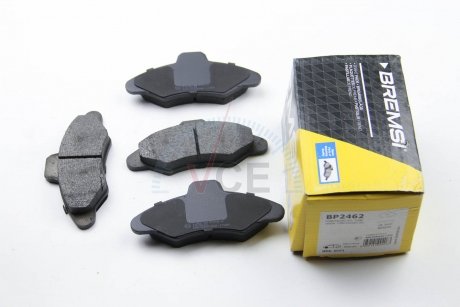 Комплект тормозных колодок, дисковый тормоз BREMSI BP2462 (фото 1)