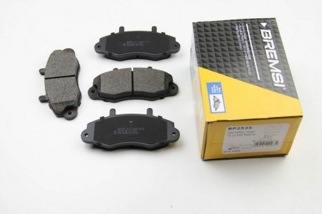 Комплект тормозных колодок, дисковый тормоз BREMSI BP2525 (фото 1)