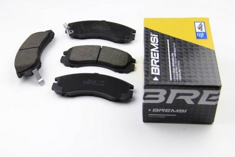Комплект тормозных колодок, дисковый тормоз BREMSI BP2573 (фото 1)