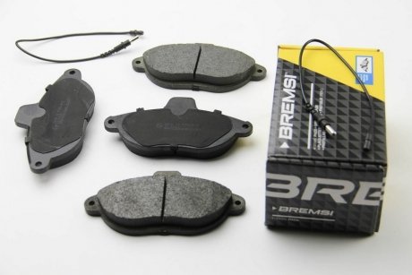 Комплект тормозных колодок, дисковый тормоз BREMSI BP2678