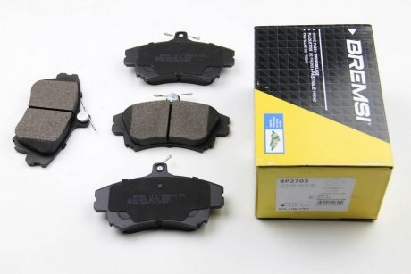Комплект тормозных колодок, дисковый тормоз BREMSI BP2703 (фото 1)