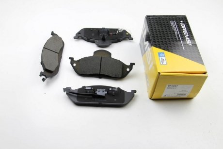 Комплект тормозных колодок, дисковый тормоз BREMSI BP2897 (фото 1)