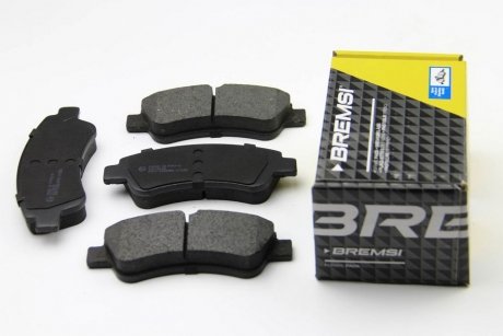 Комплект тормозных колодок, дисковый тормоз BREMSI BP2928 (фото 1)
