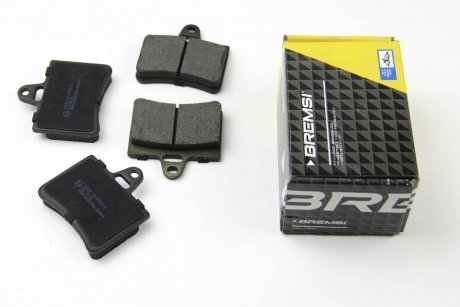Комплект тормозных колодок, дисковый тормоз BREMSI BP2938 (фото 1)