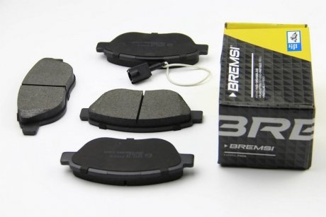 Комплект тормозных колодок, дисковый тормоз BREMSI BP2943 (фото 1)