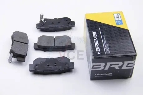 Комплект тормозных колодок, дисковый тормоз BREMSI BP2966