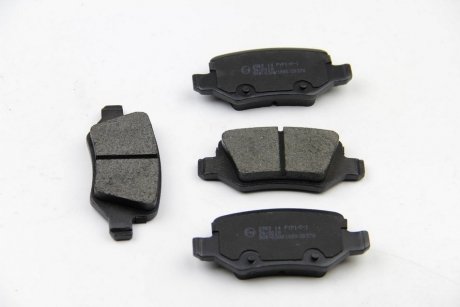 Комплект тормозных колодок, дисковый тормоз BREMSI BP2983 (фото 1)