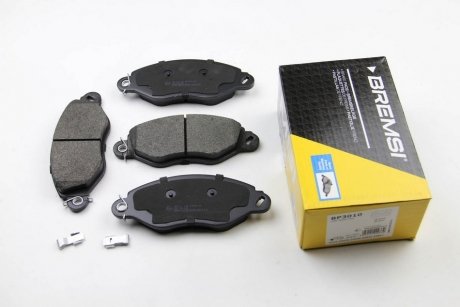 Комплект тормозных колодок, дисковый тормоз BREMSI BP3010 (фото 1)