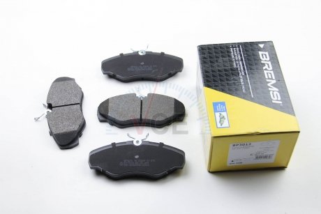 Комплект тормозных колодок, дисковый тормоз BREMSI BP3012 (фото 1)