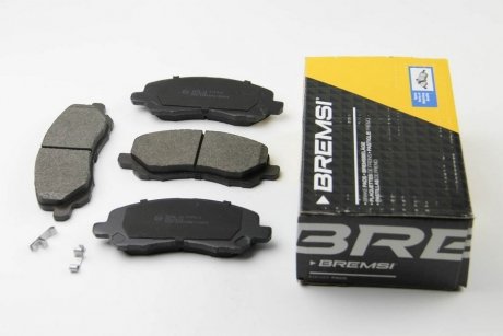 Комплект тормозных колодок, дисковый тормоз BREMSI BP3080 (фото 1)