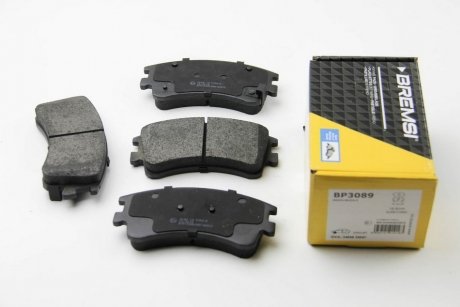 Комплект тормозных колодок, дисковый тормоз BREMSI BP3089
