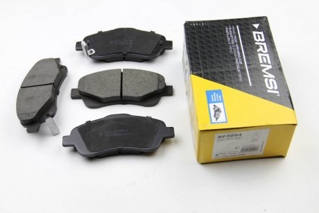 Комплект гальмівних колодок, дискове гальмо BREMSI BP3094 (фото 1)