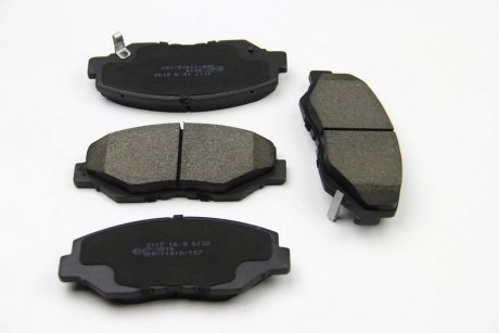 Комплект тормозных колодок, дисковый тормоз BREMSI BP3117