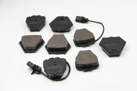 Комплект тормозных колодок, дисковый тормоз BREMSI BP3121