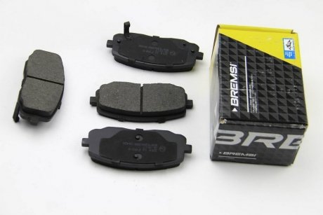 Комплект тормозных колодок, дисковый тормоз BREMSI BP3204