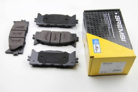 Комплект тормозных колодок, дисковый тормоз BREMSI BP3253 (фото 1)