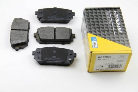 Комплект тормозных колодок, дисковый тормоз BREMSI BP3359 (фото 1)