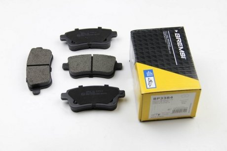 Комплект тормозных колодок, дисковый тормоз BREMSI BP3384 (фото 1)
