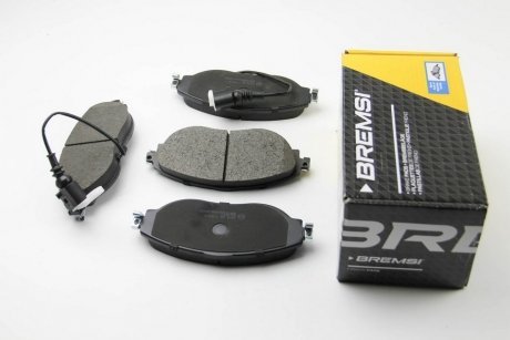 Комплект гальмівних колодок, дискове гальмо BREMSI BP3474 (фото 1)