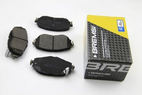 Комплект гальмівних колодок, дисковий гальмо BREMSI BP3537 (фото 1)