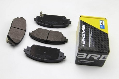 Комплект тормозных колодок, дисковый тормоз BREMSI BP3556 (фото 1)