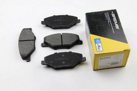 Комплект тормозных колодок, дисковый тормоз BREMSI BP3591