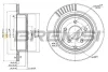 Диск гальмівний задн. BREMSI CD7506S (фото 1)