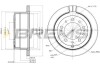 Тормозной диск зад. land cruiser 100 4.7 i/4.2 td (329x18) BREMSI CD7597V (фото 1)