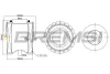Фільтр повітряний renault super 5/19 1.1-1.4i 83-90 BREMSI FA1971 (фото 1)