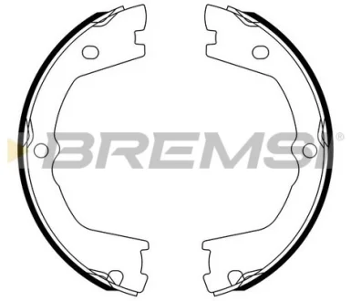 Тормозные колодки зад. DAILY 2.3-3.0 89- (BREMBO) BREMSI GF0142