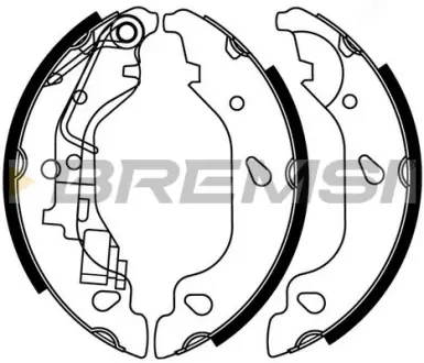 Гальмівні колодки зад. Punto-Grande Punto 99-12 BREMSI GF0157