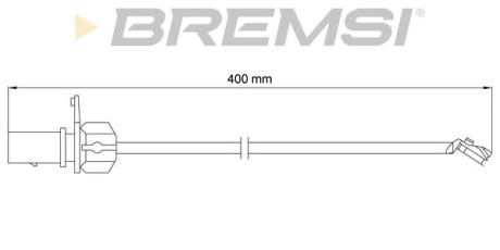 Датчик износа колодок VW A5/ A6/ Q7/Q8, TOUAREG (CR7) BREMSI WI0921